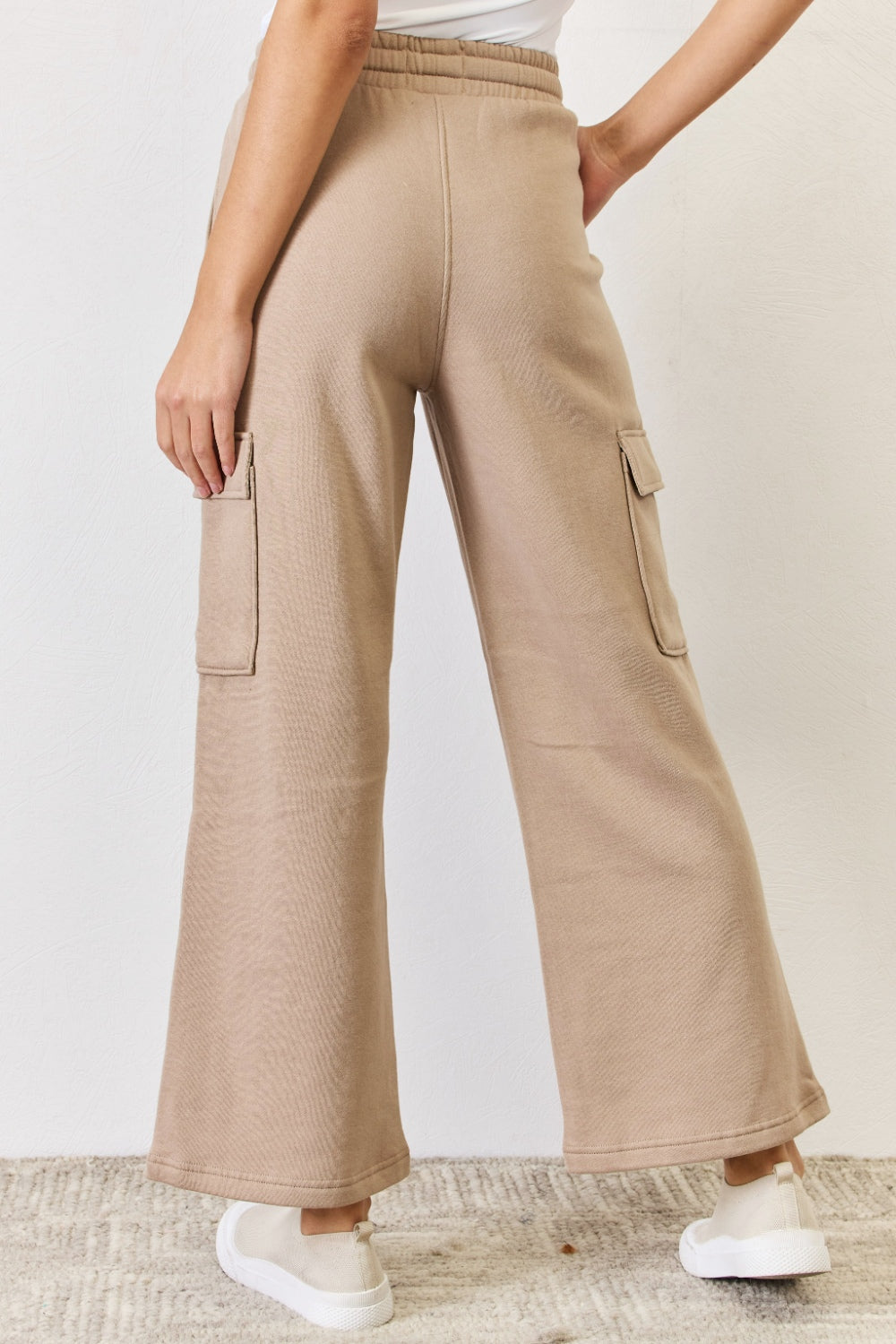 RISEN High Waist Cargo Wide Leg Pants - AllIn Computer