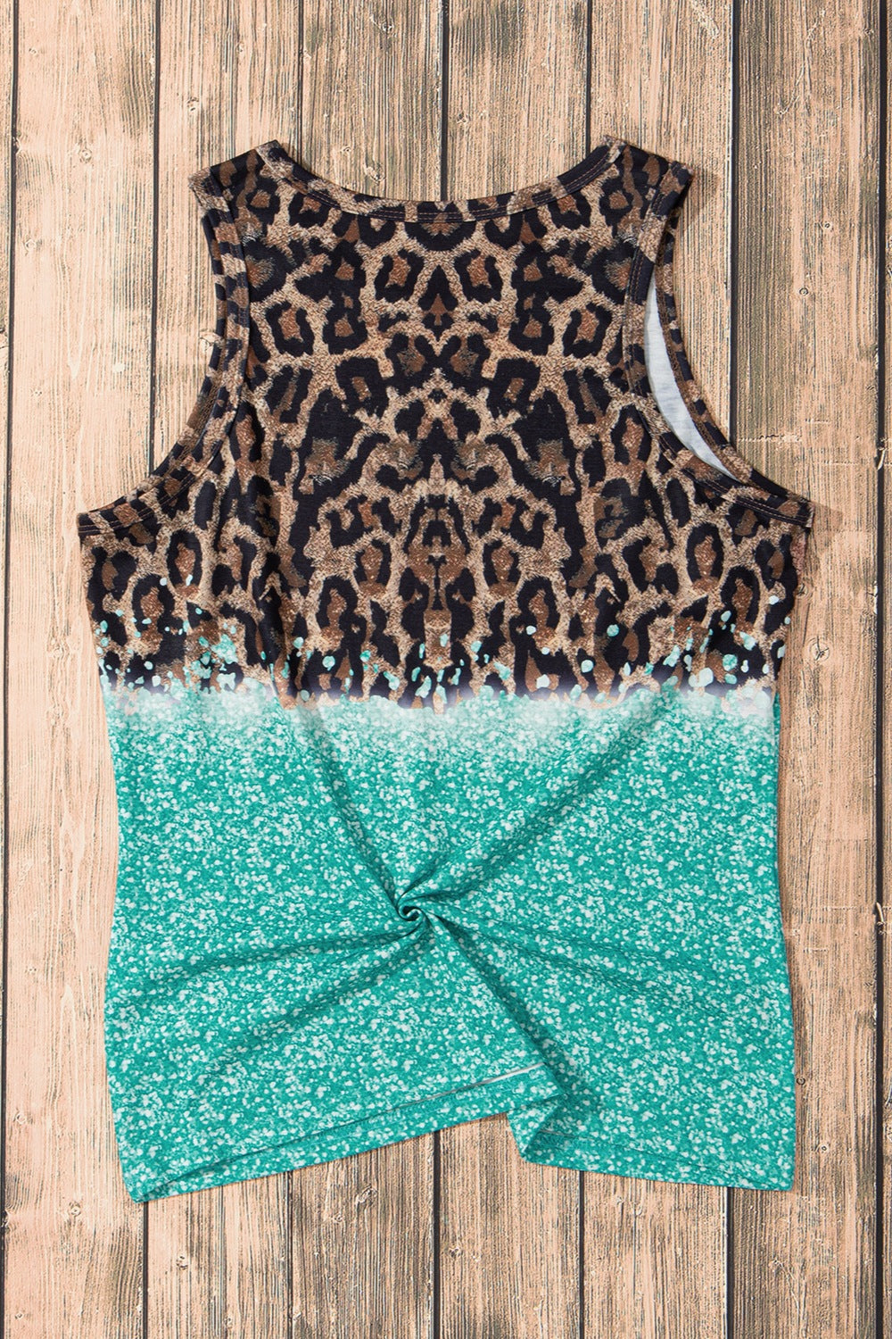 Leopard Round Neck Tank - AllIn Computer
