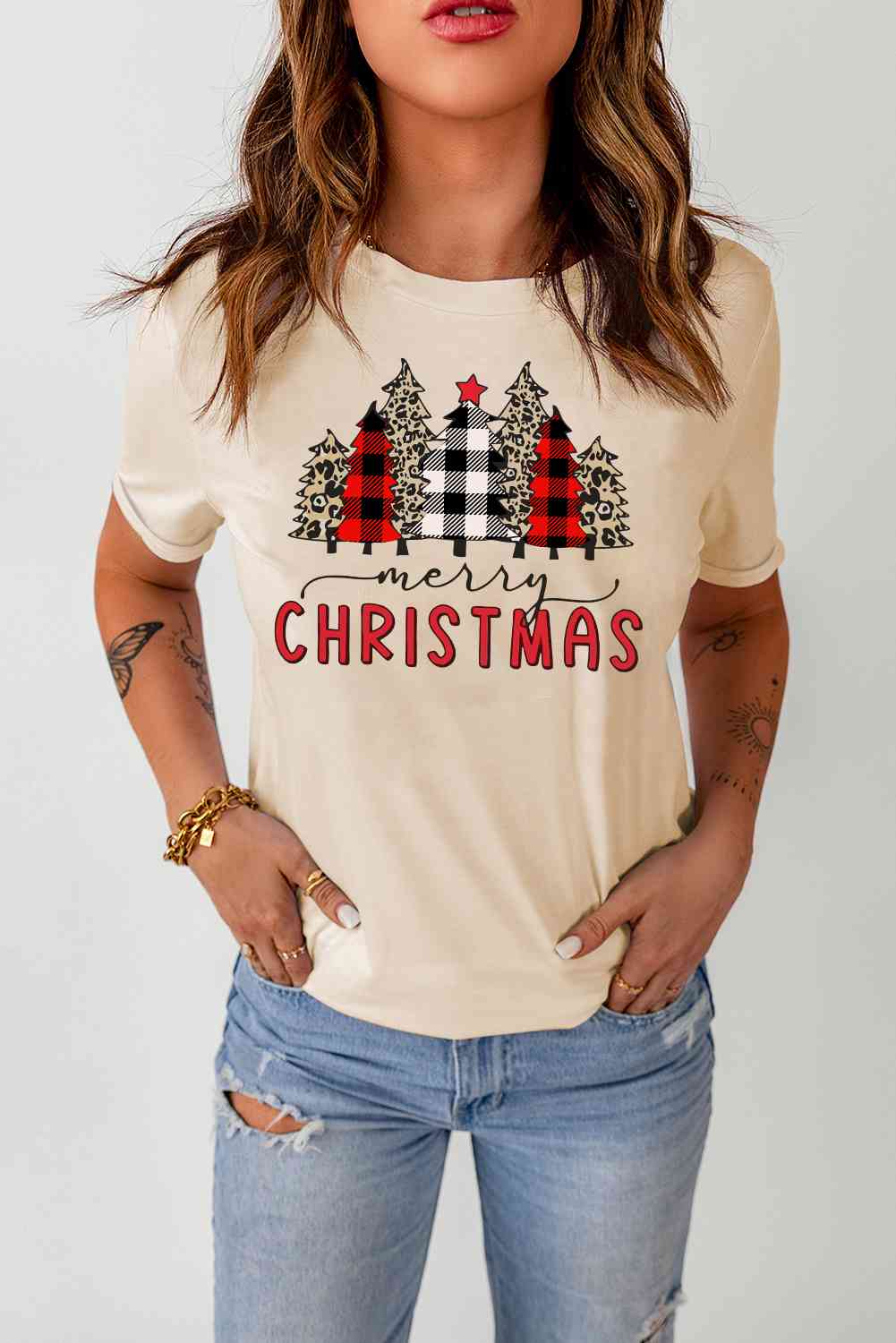 MERRY CHRISTMAS Graphic T-Shirt - AllIn Computer