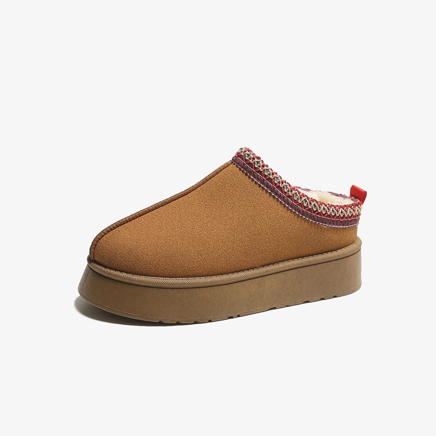 Faux Fur Center-Seam Slippers - AllIn Computer