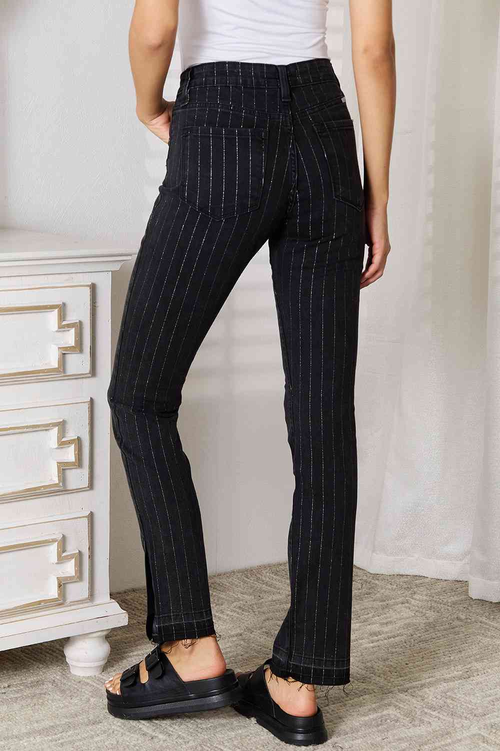 Kancan Striped Pants with Pockets - AllIn Computer