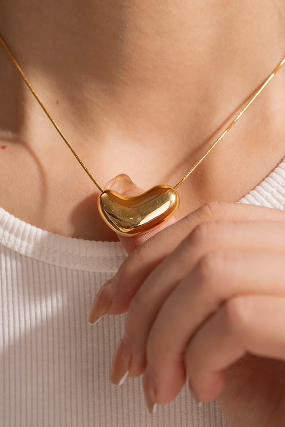 Heart Shape Pendant Necklace - AllIn Computer