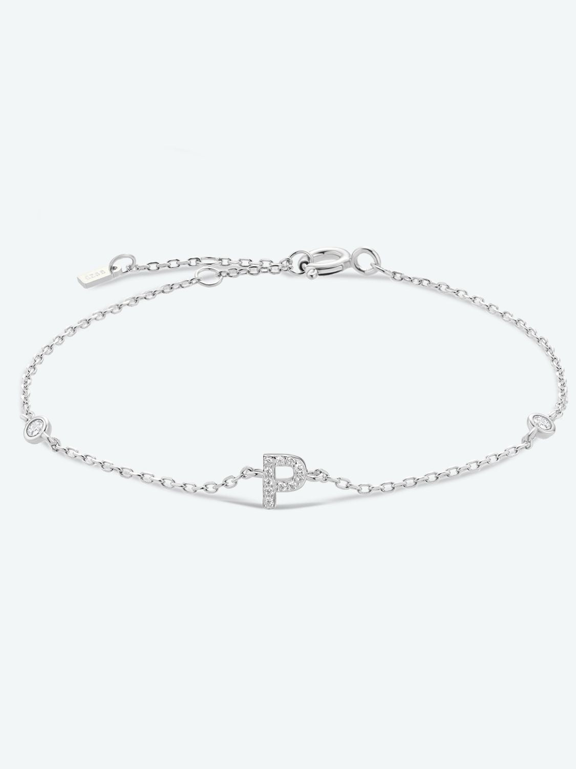 L To P Zircon 925 Sterling Silver Bracelet - AllIn Computer