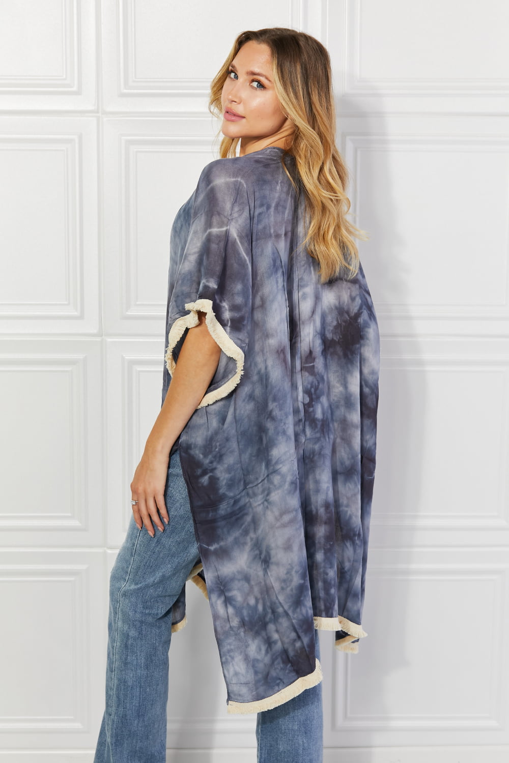 Justin Taylor Cloud Rush Swim Cover-Up Kimono - AllIn Computer