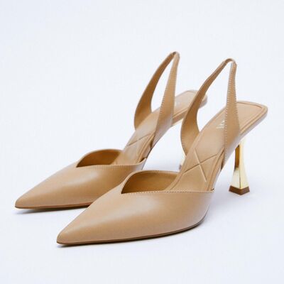 PU Leather Point Toe Stiletto Heel Pumps - AllIn Computer