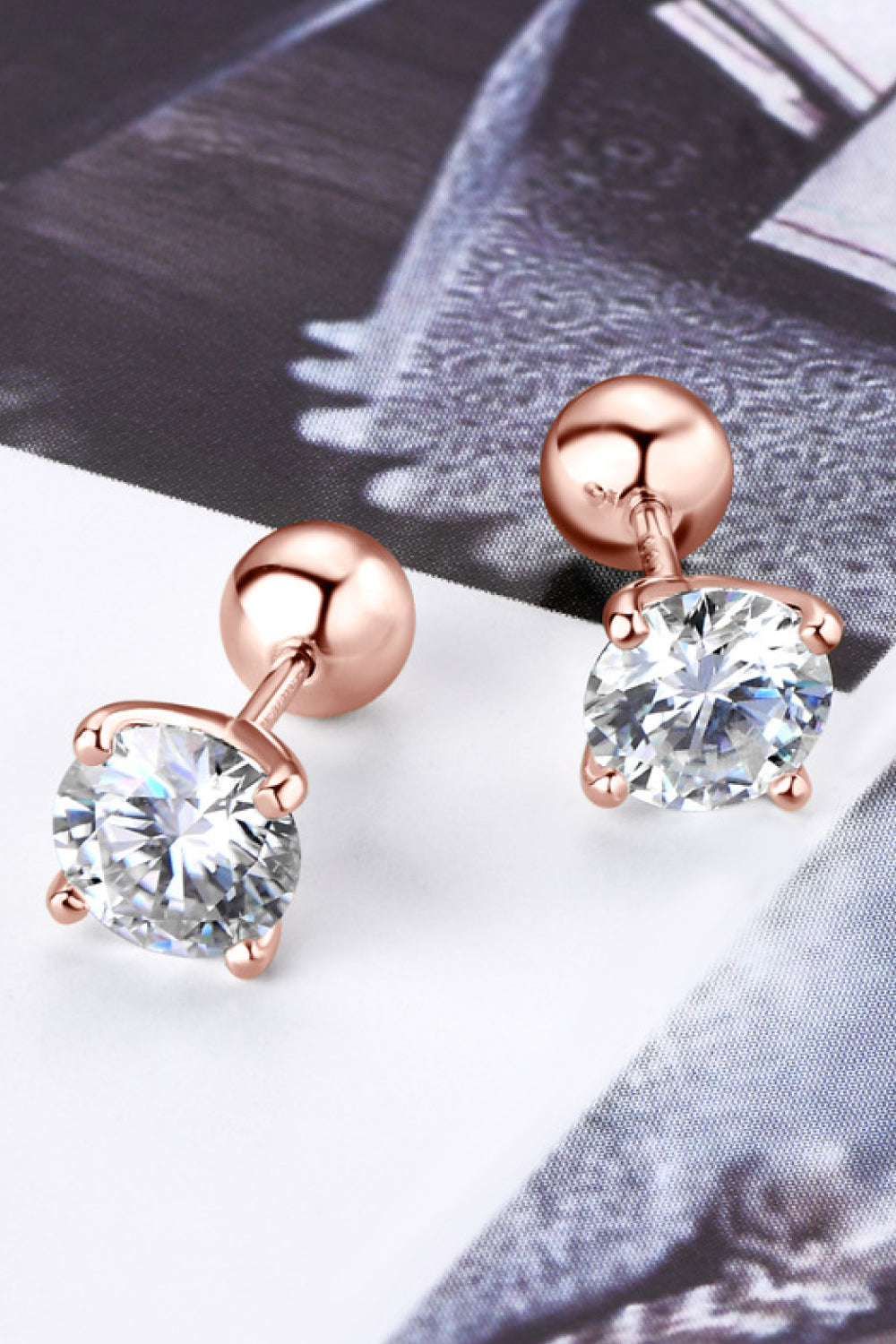 2 Carat Moissanite 925 Sterling Silver Stud Earrings - AllIn Computer