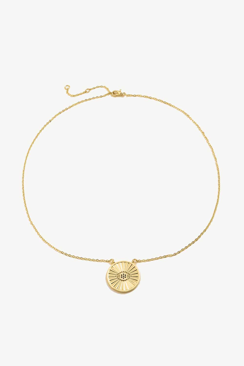 Rhinestone Evil Eye Pendant Necklace - AllIn Computer