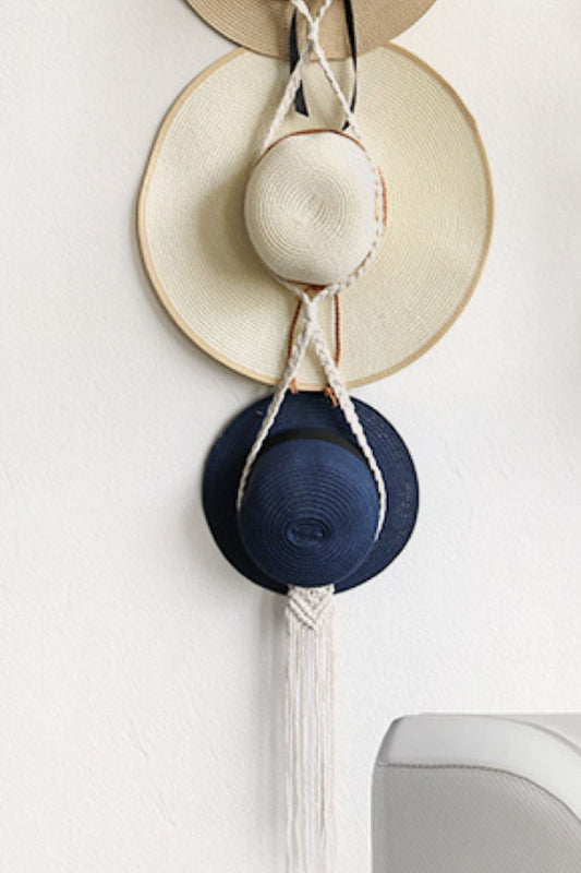 Macrame Triple Hat Hanger - AllIn Computer