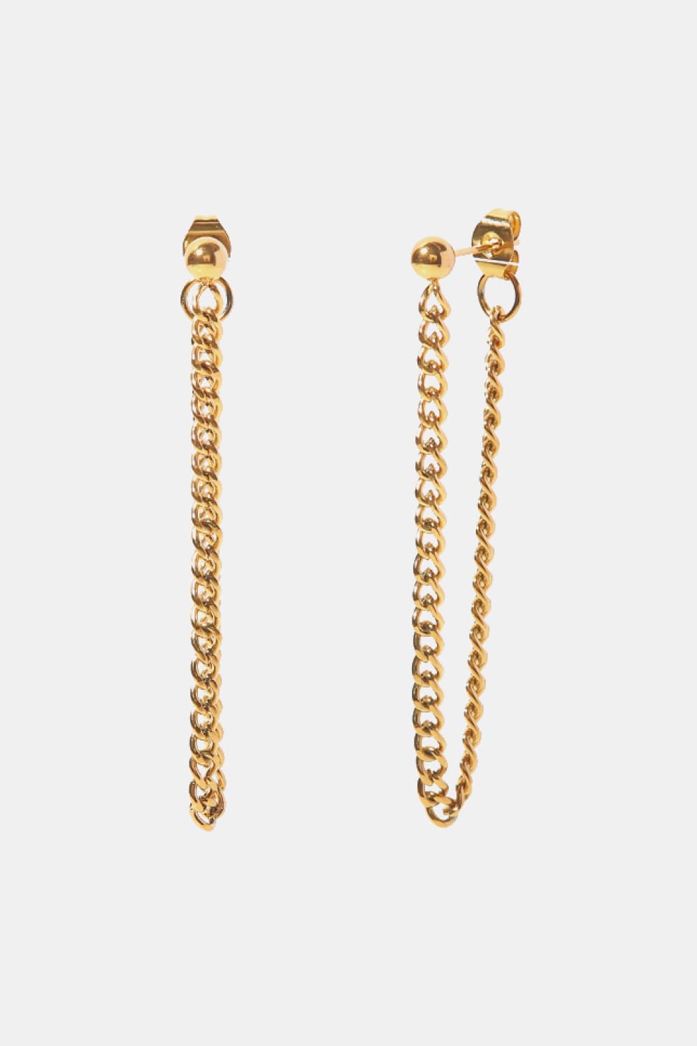Stainless Steel Chain Earrings - AllIn Computer
