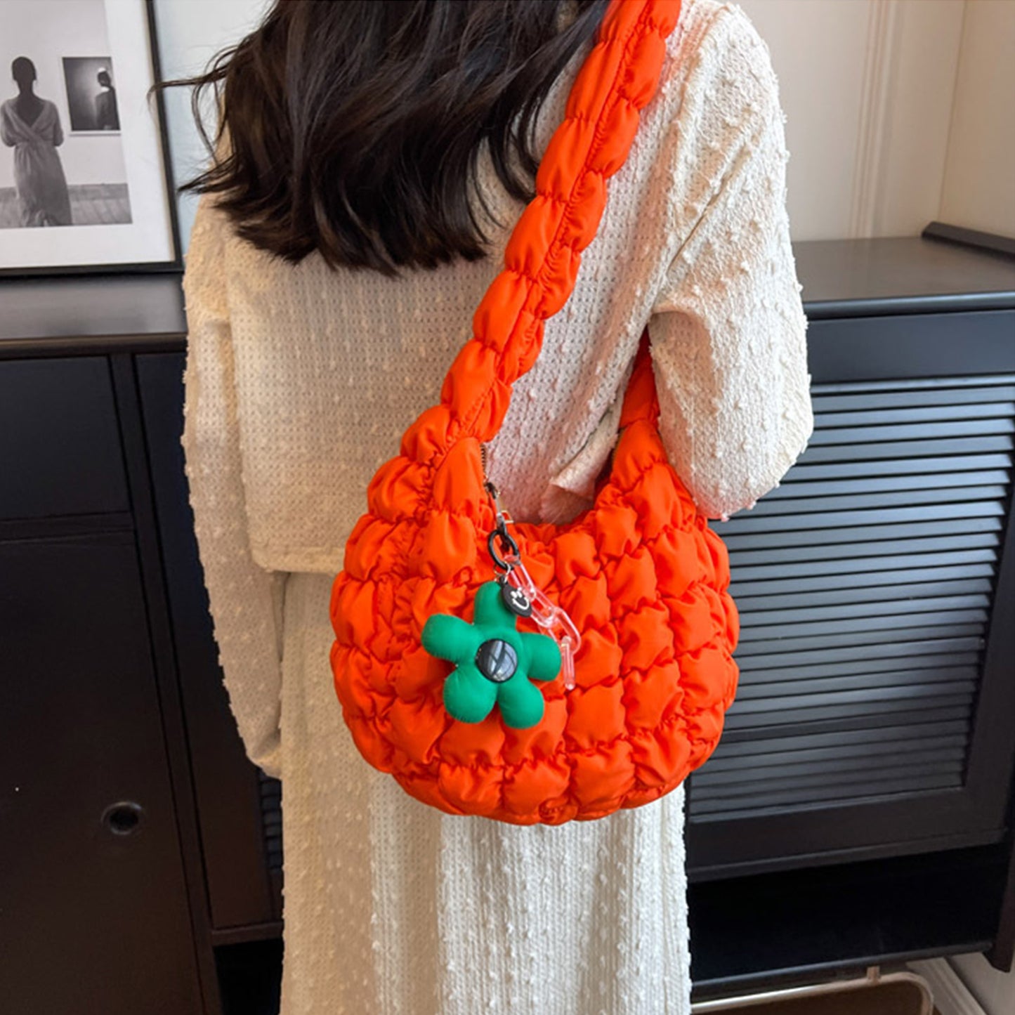 Quilted Shoulder Bag - AllIn Computer