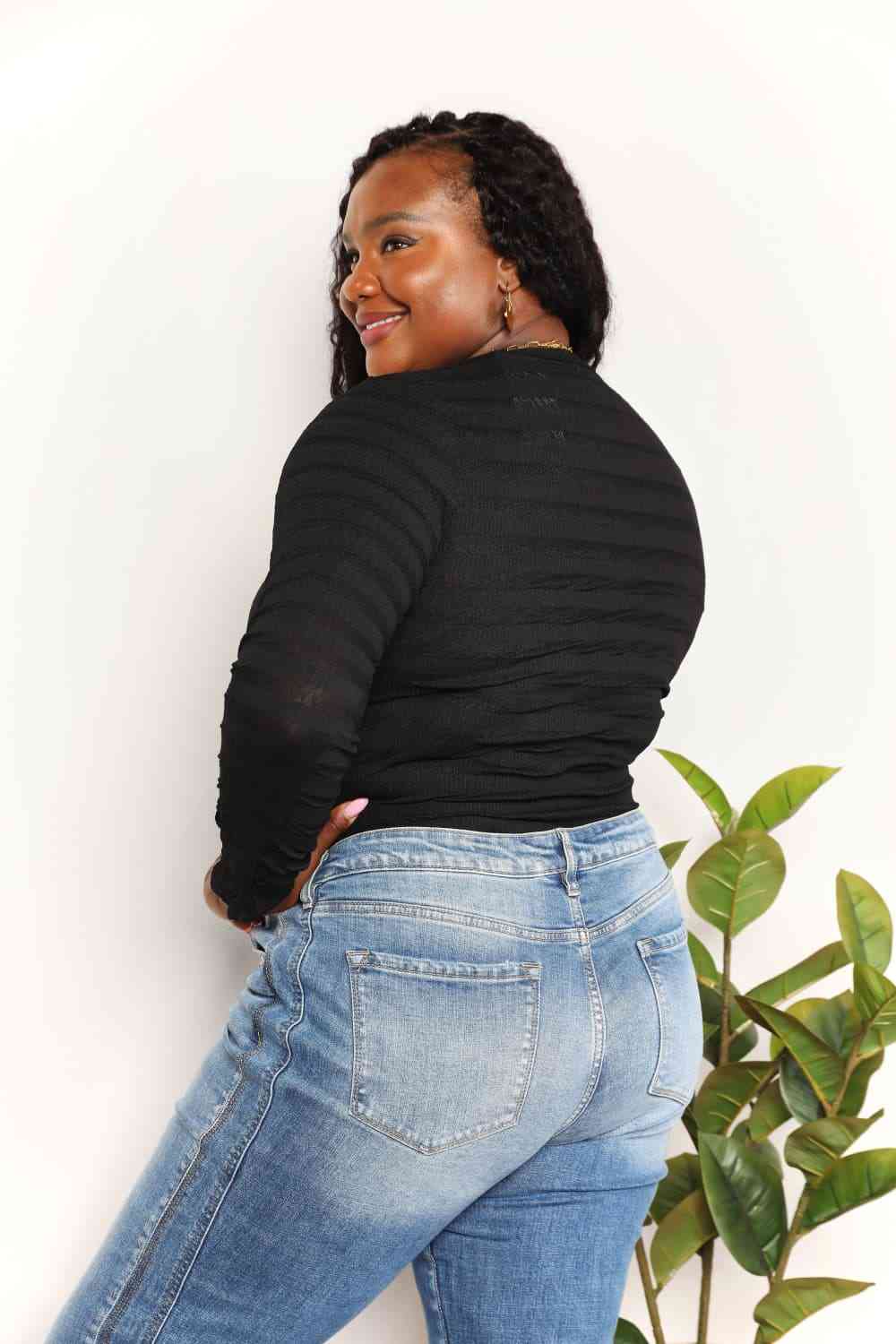 Kancan Full Size Mid Rise Slim Boyfriend Jeans - AllIn Computer