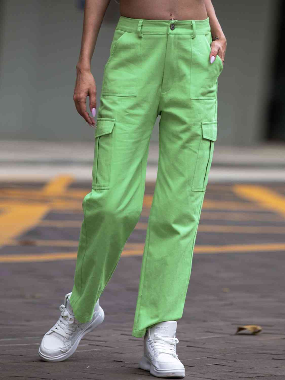 Straight Leg Cargo Pants - AllIn Computer