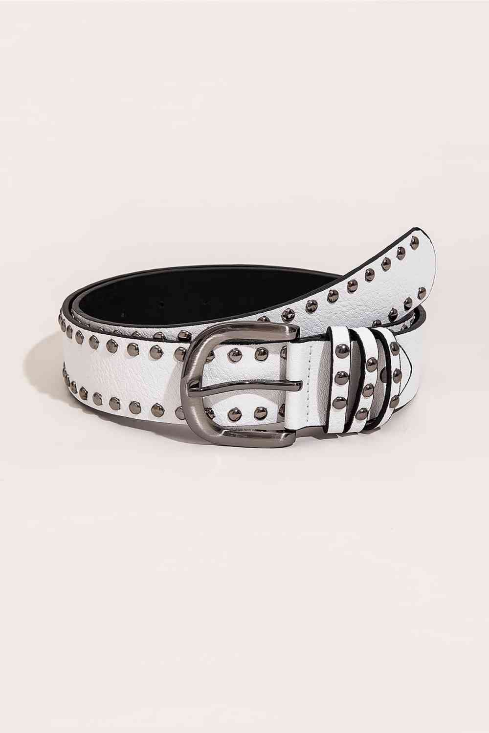 PU Leather Studded Belt - AllIn Computer