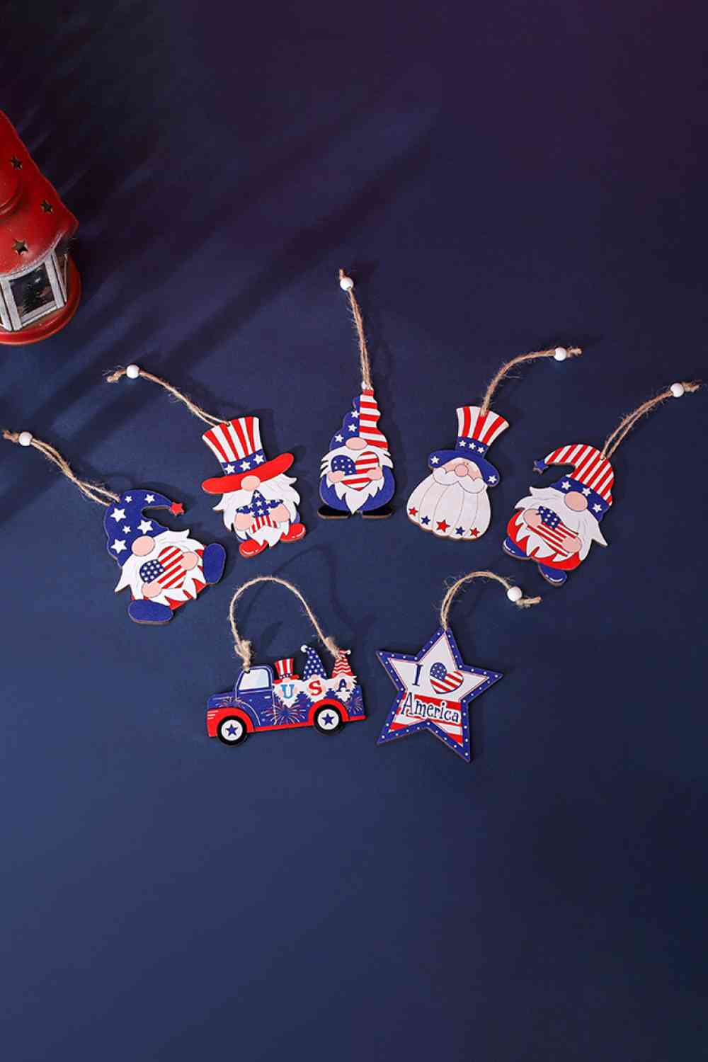 7-Pieces Independence Day Hanging Ornaments - AllIn Computer