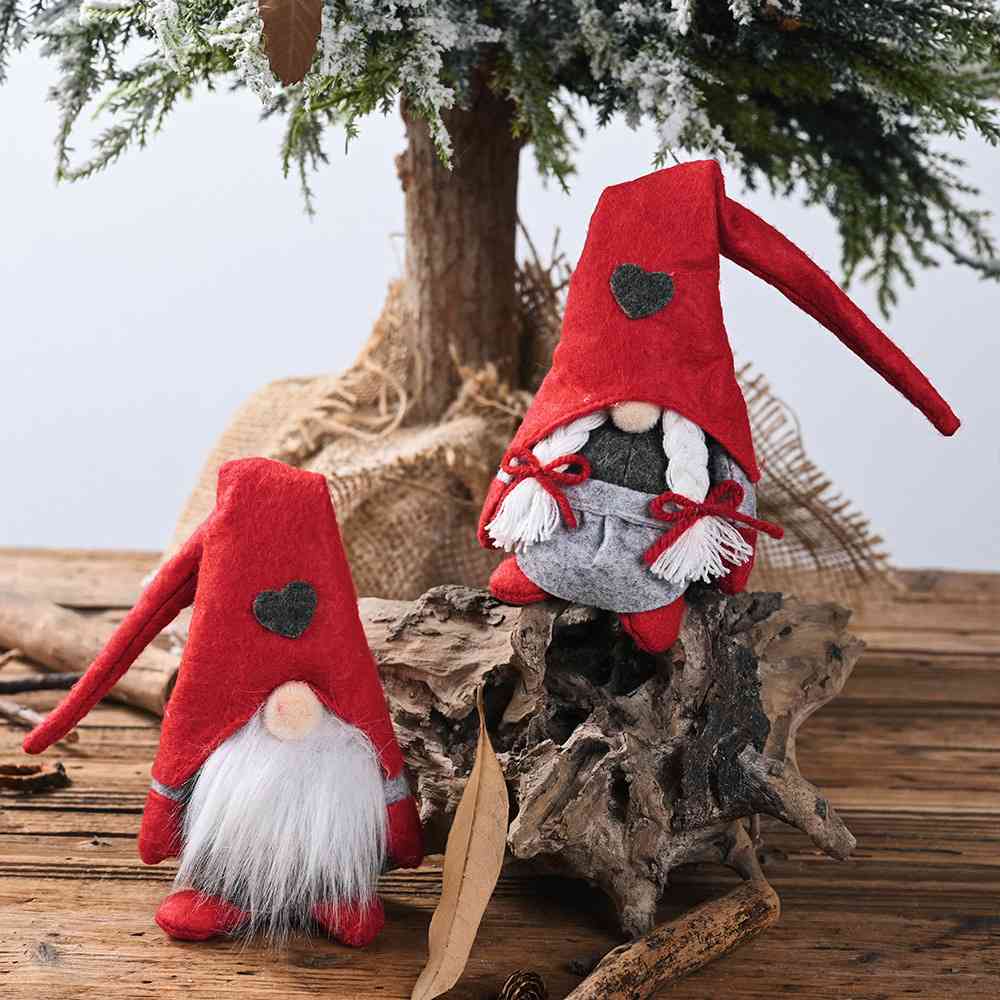 2-Piece Heart Pointed Hat Faceless Gnomes - AllIn Computer