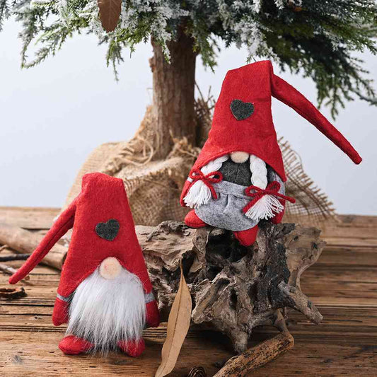 2-Piece Heart Pointed Hat Faceless Gnomes - AllIn Computer