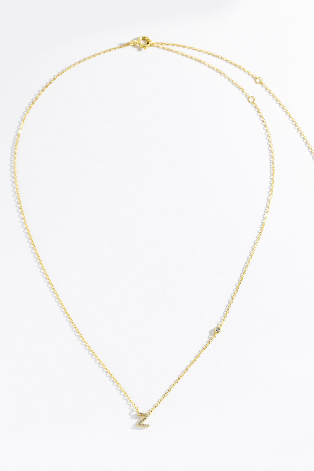 V To Z Zircon 925 Sterling Silver Necklace - AllIn Computer