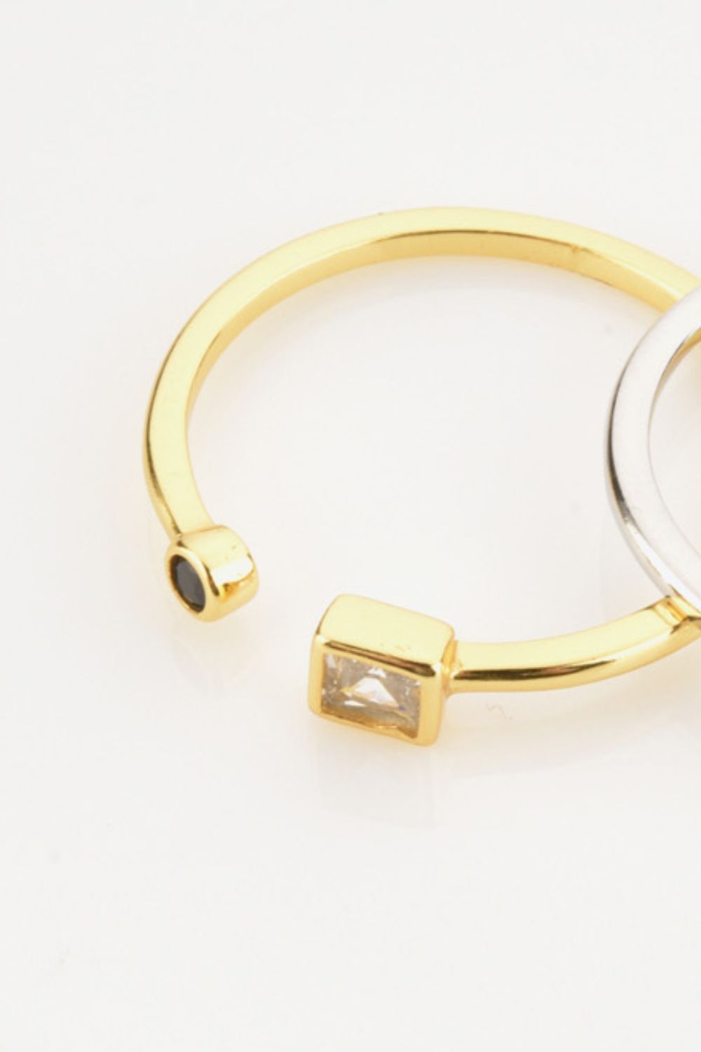 Zircon 925 Sterling Silver Open Ring - AllIn Computer