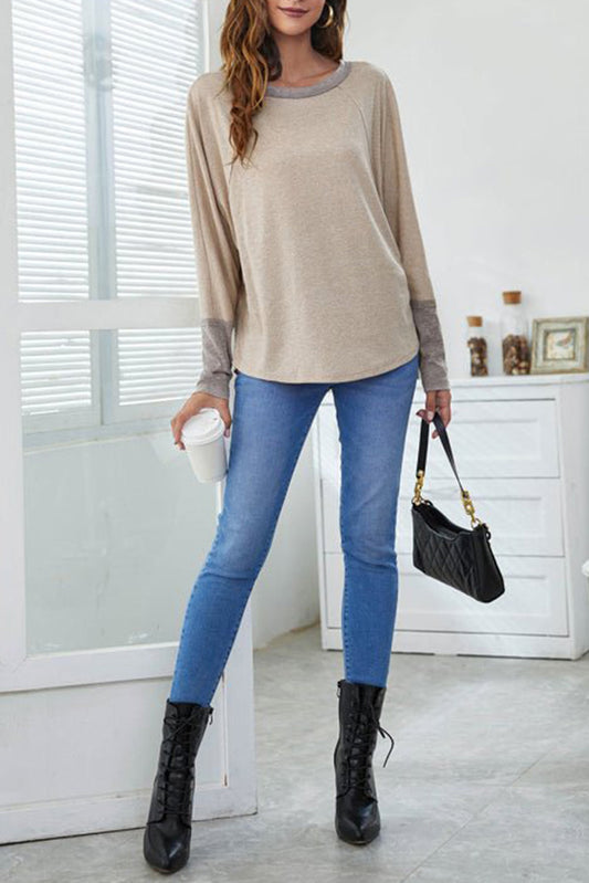 Round Neck Long Sleeve T-Shirt - AllIn Computer