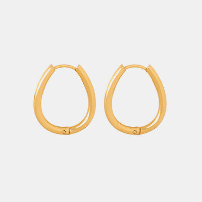 Titanium Steel Huggie Earrings - AllIn Computer