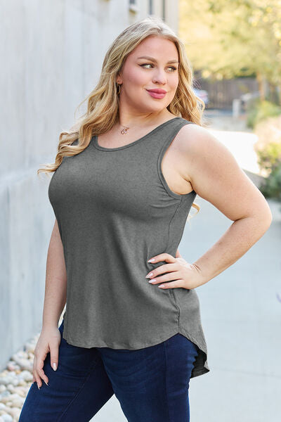 Basic Bae Full Size Round Neck Tank - AllIn Computer