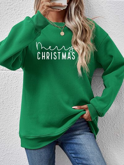 MERRY CHRISTMAS Dropped Shoulder Sweatshirt - AllIn Computer