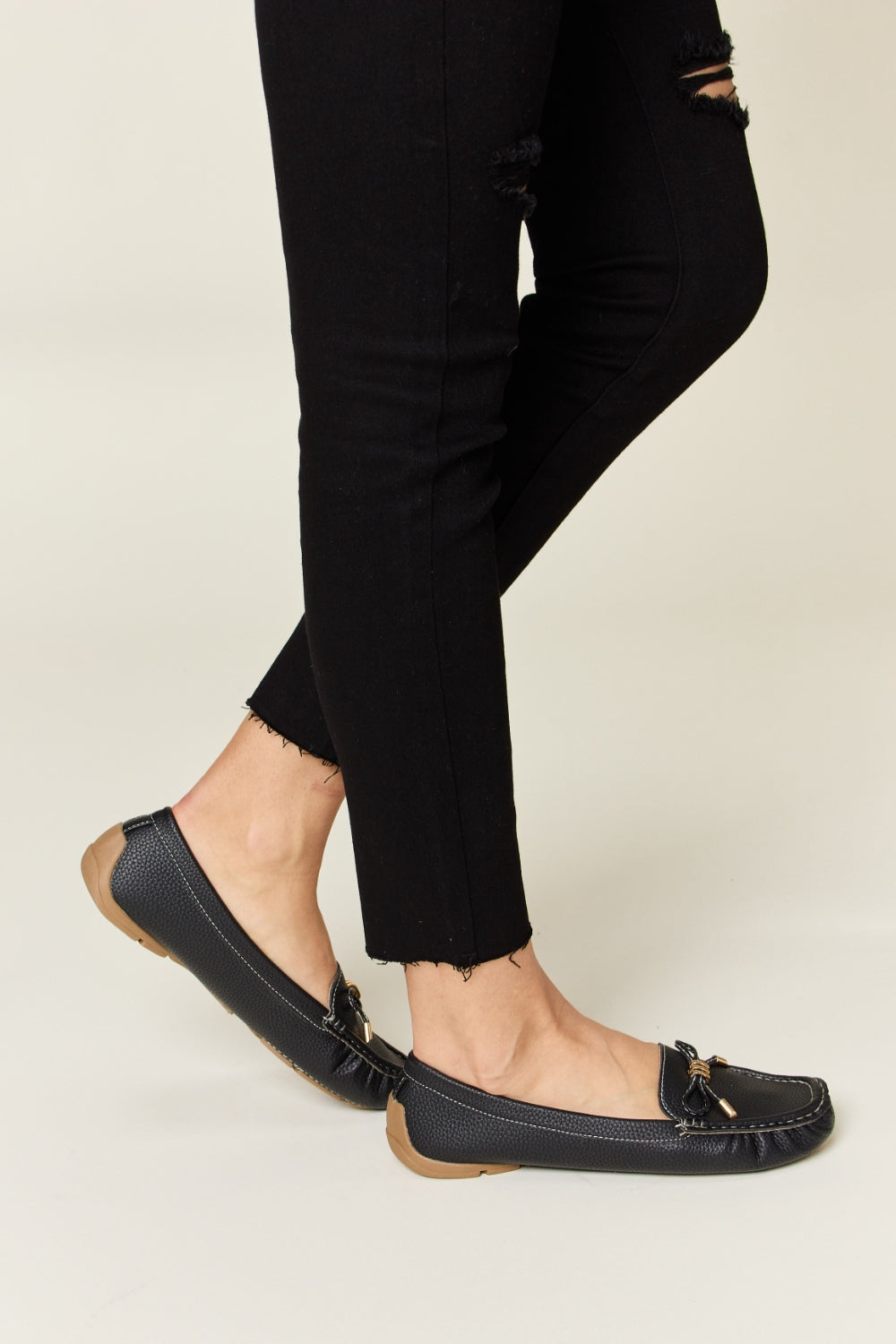 Forever Link Slip On Bow Flats Loafers - AllIn Computer