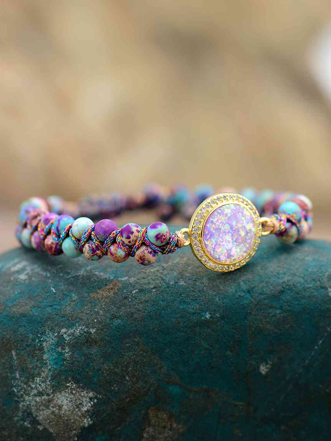 Imperial Jasper Beaded Bracelet - AllIn Computer