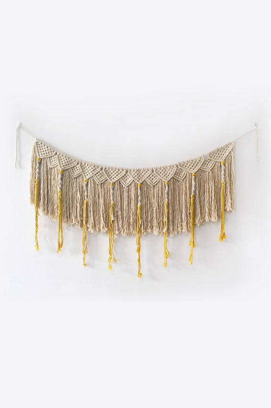 Fringe Macrame Hanging Wall Piece - AllIn Computer