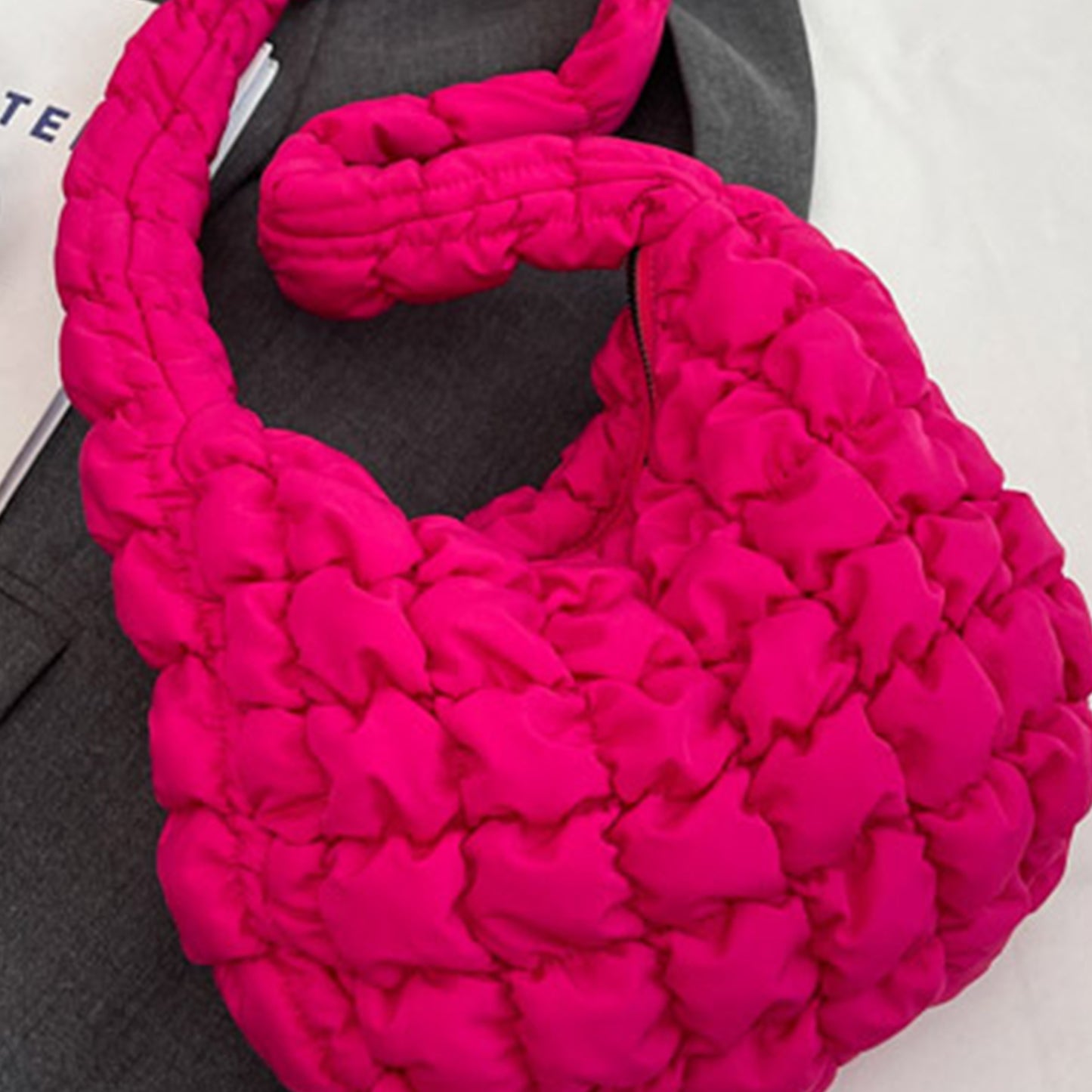Quilted Shoulder Bag - AllIn Computer