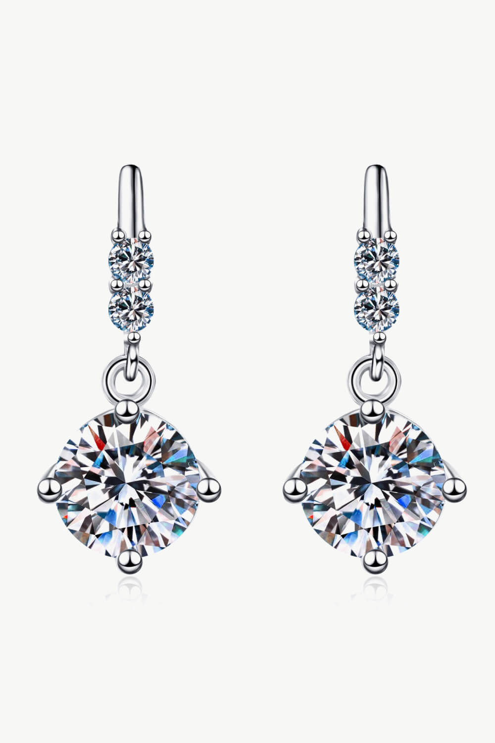 Moissanite Drop Earrings - AllIn Computer