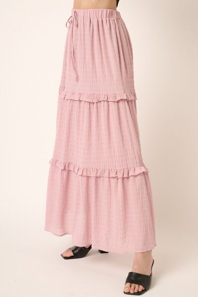 Mittoshop Drawstring High Waist Frill Skirt - AllIn Computer