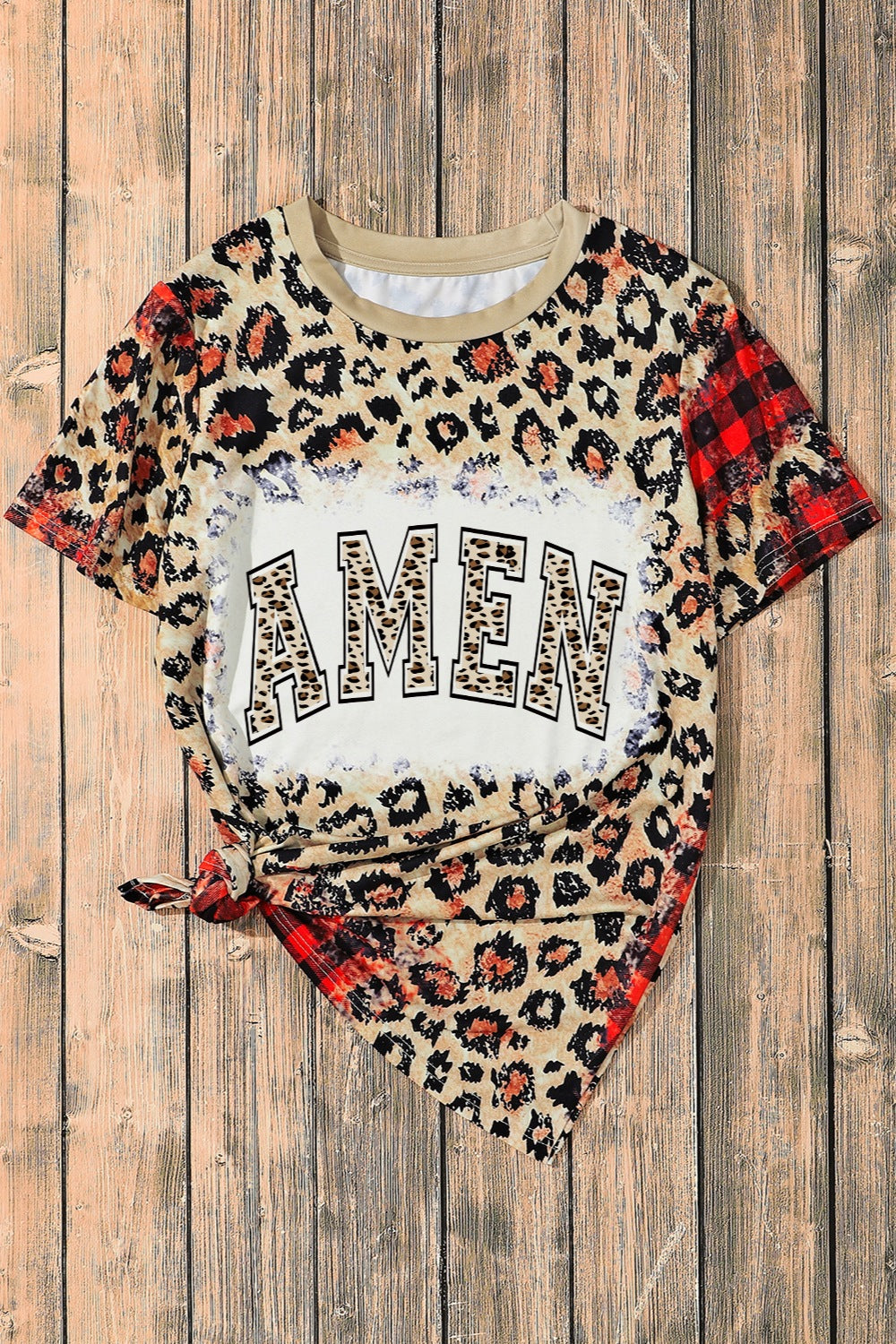 AMEN Round Neck Short Sleeve T-Shirt - AllIn Computer