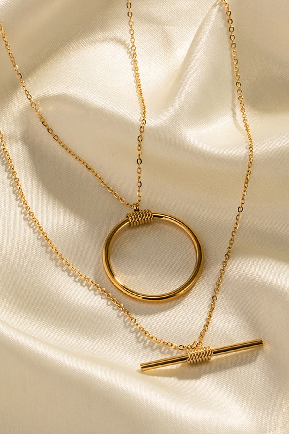 Double-Layered Stainless Steel Necklace - AllIn Computer