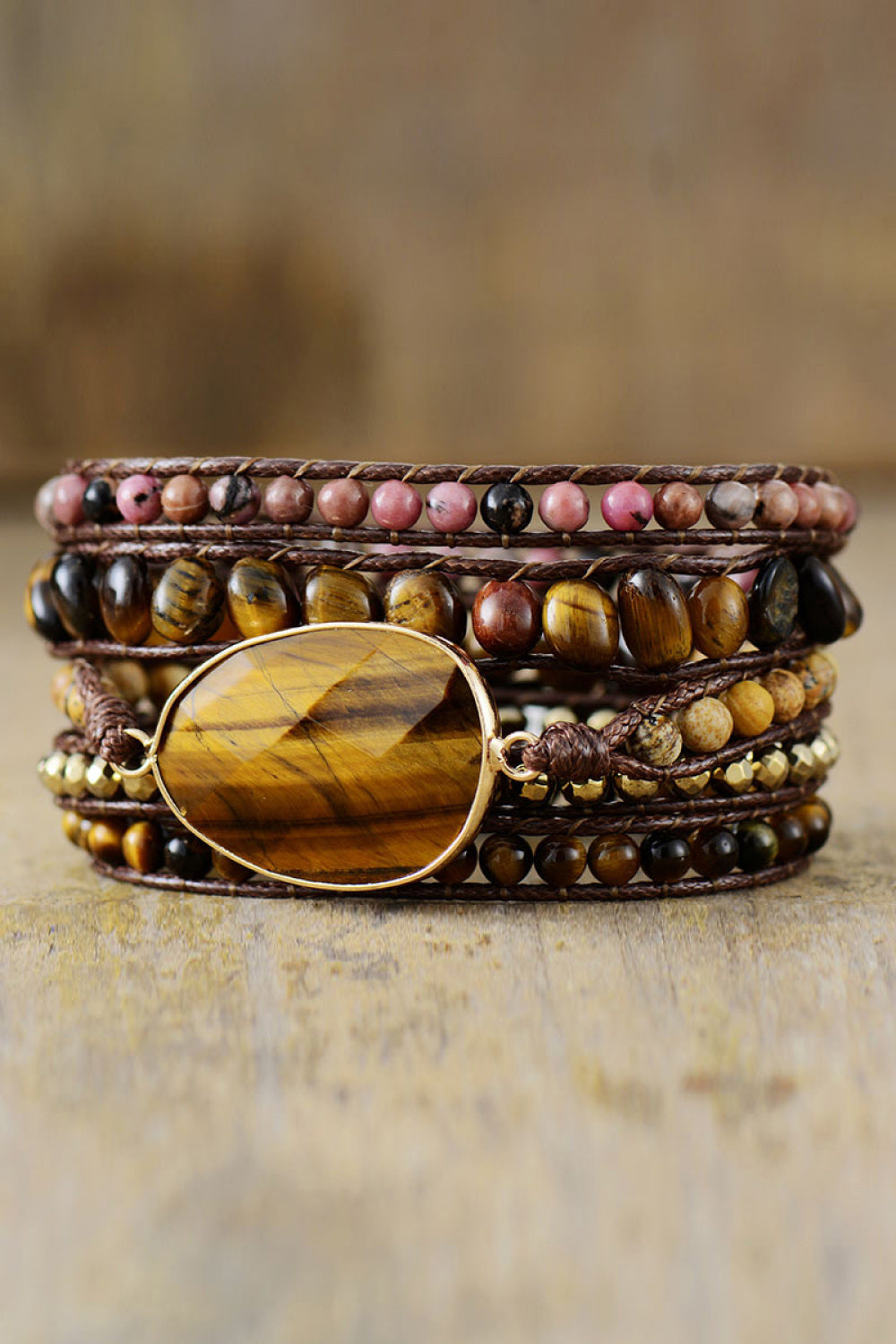 Natural Stone Layered Bracelet - AllIn Computer