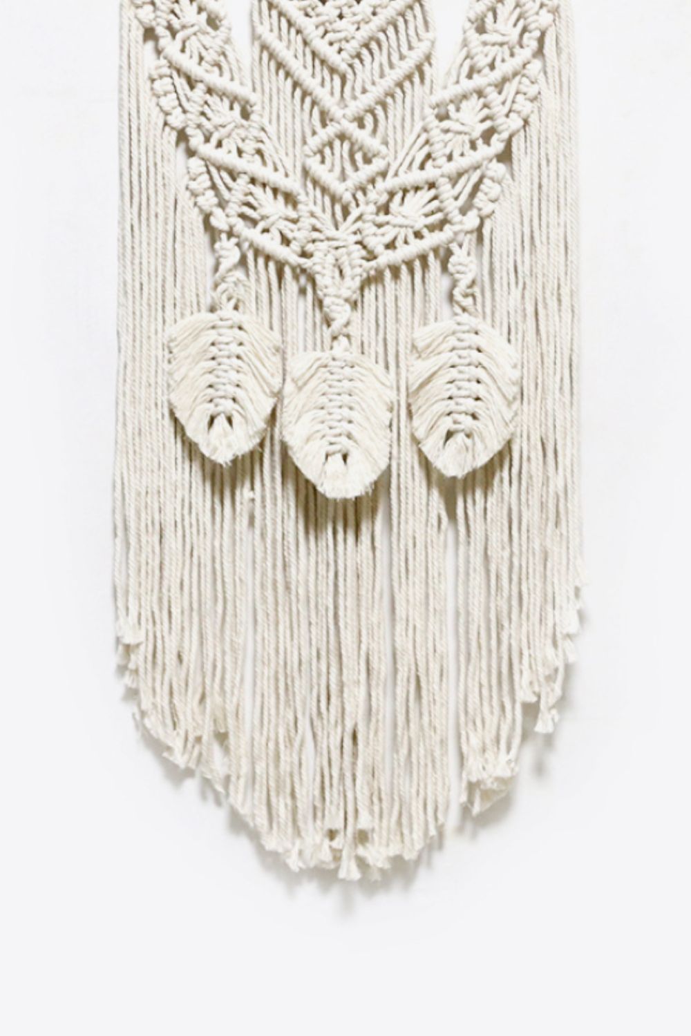Fully Handmade Fringe Macrame Hanging Wall Piece - AllIn Computer