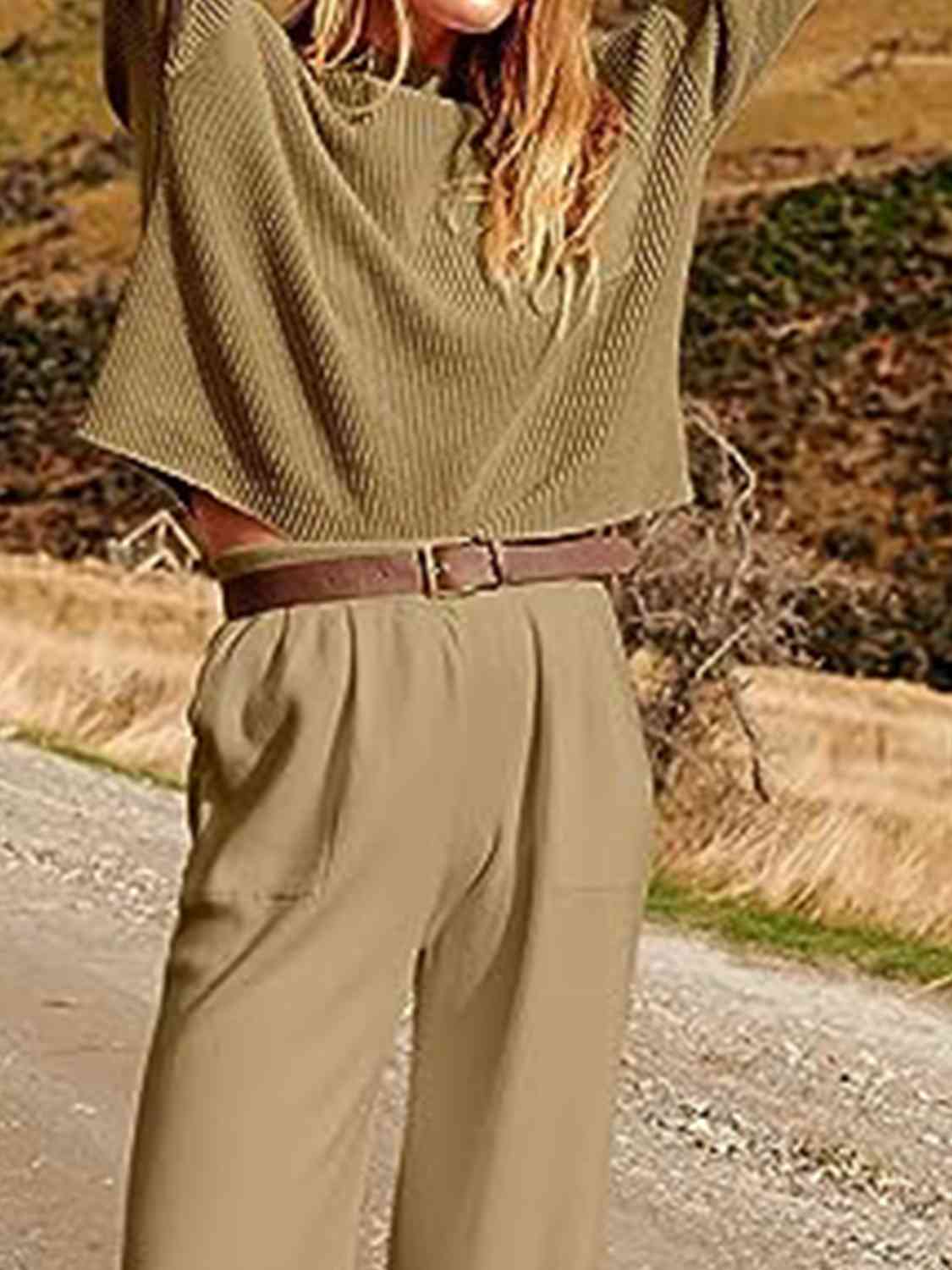 Knit Top and Joggers Set - AllIn Computer