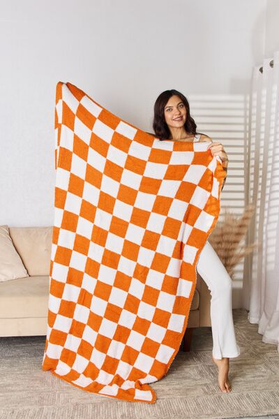 Cuddley Checkered Decorative Throw Blanket - AllIn Computer