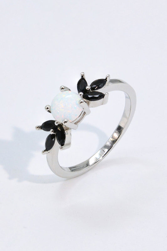 Opal and Zircon Contrast Ring - AllIn Computer