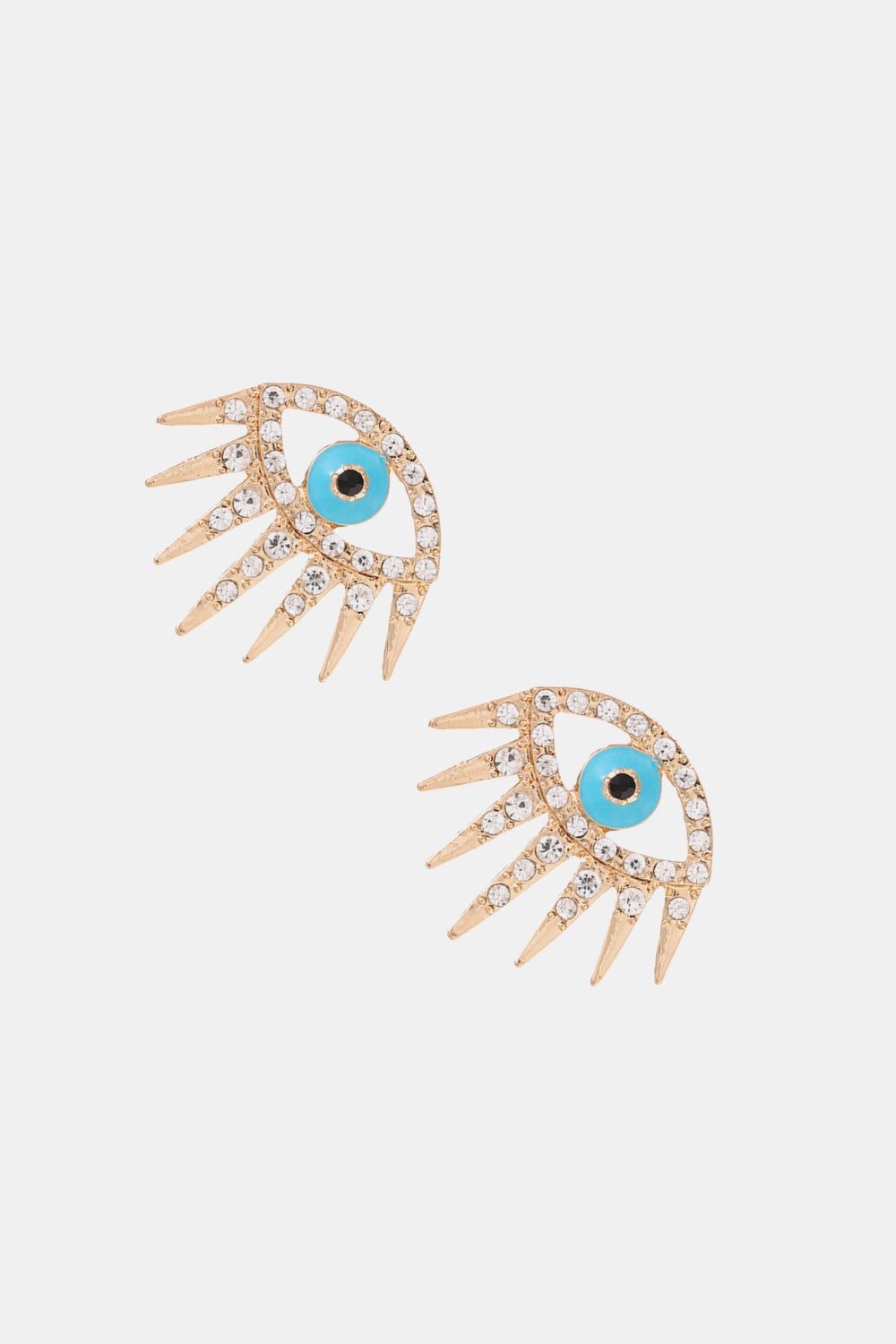 Evil Eye Rhinestone Dangle Earrings - AllIn Computer