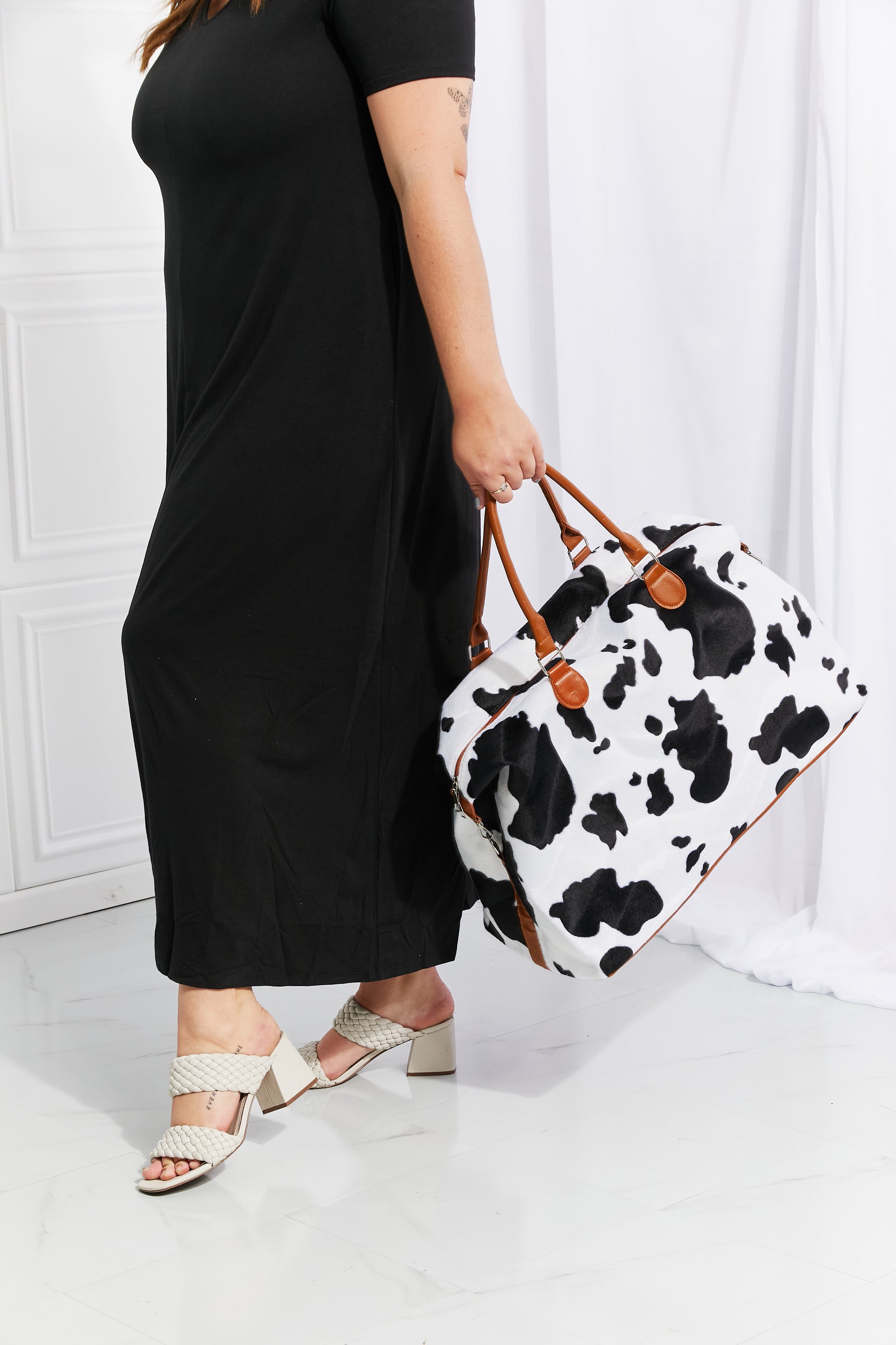 Animal Print Plush Weekender Bag - AllIn Computer
