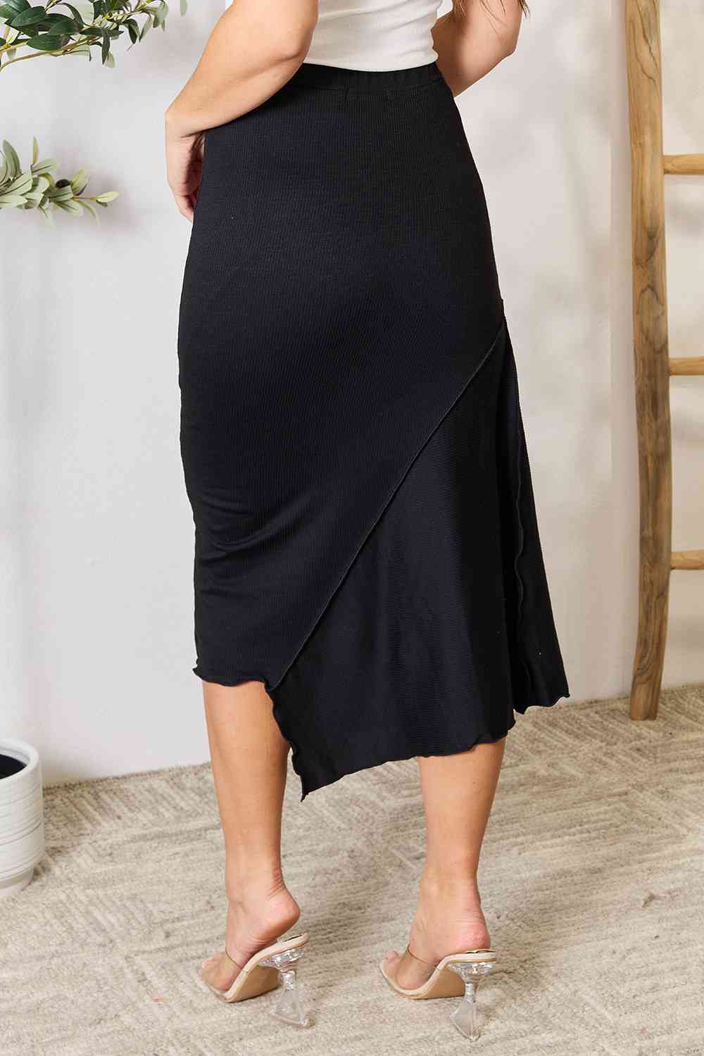 Culture Code Full Size High Waist Midi Skirt - AllIn Computer
