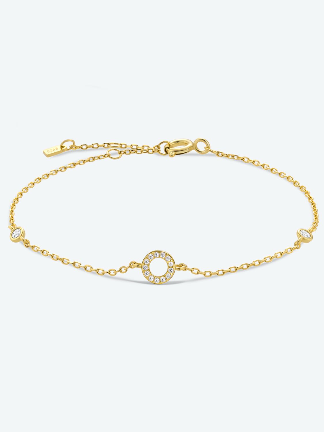 L To P Zircon 925 Sterling Silver Bracelet - AllIn Computer