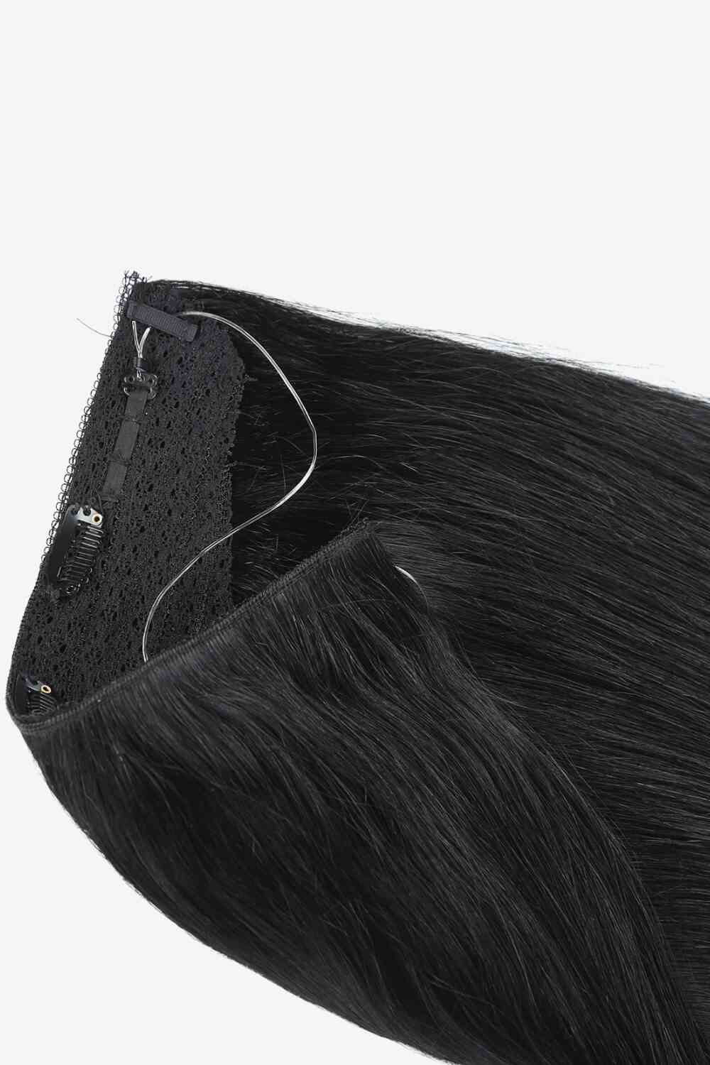 16" 80g Indian Human Halo Hair - AllIn Computer