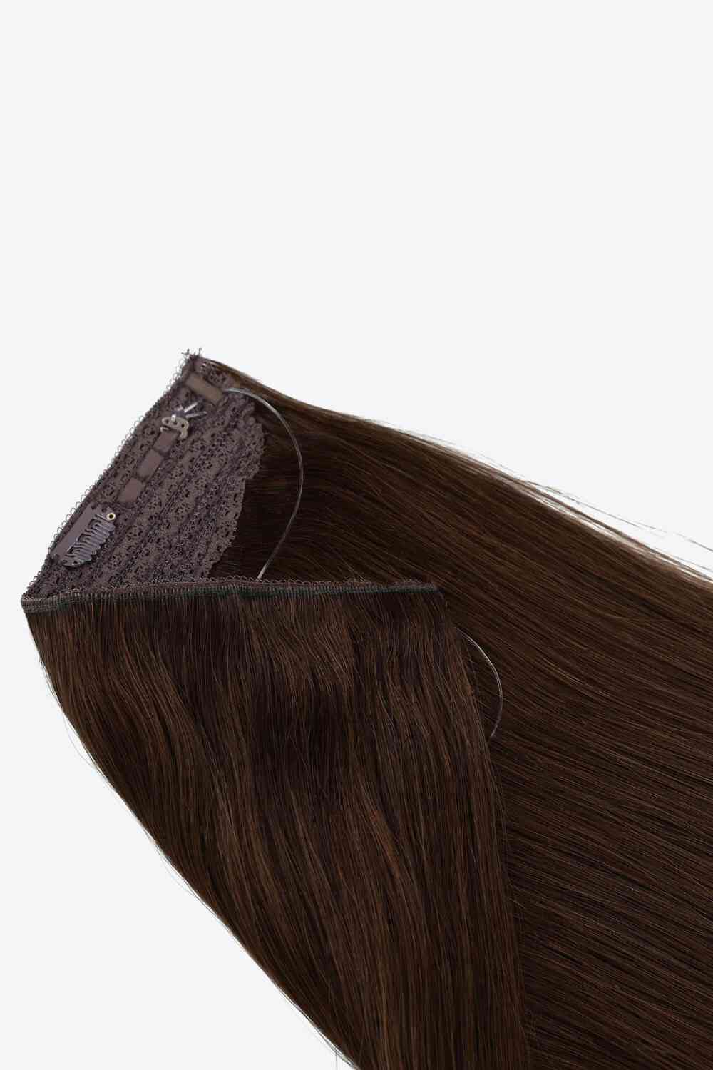 16" 80g Indian Human Halo Hair - AllIn Computer