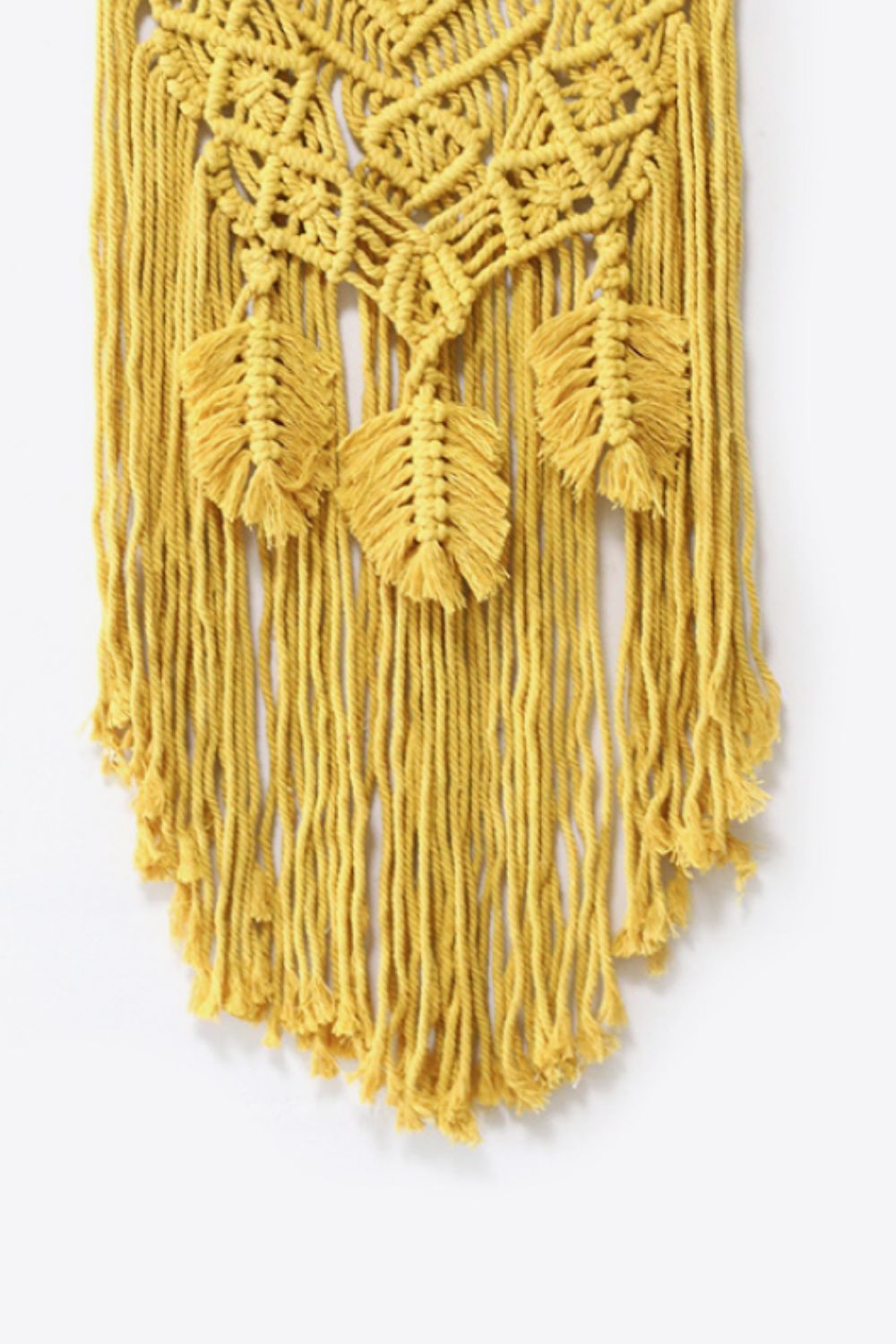 Fully Handmade Fringe Macrame Hanging Wall Piece - AllIn Computer