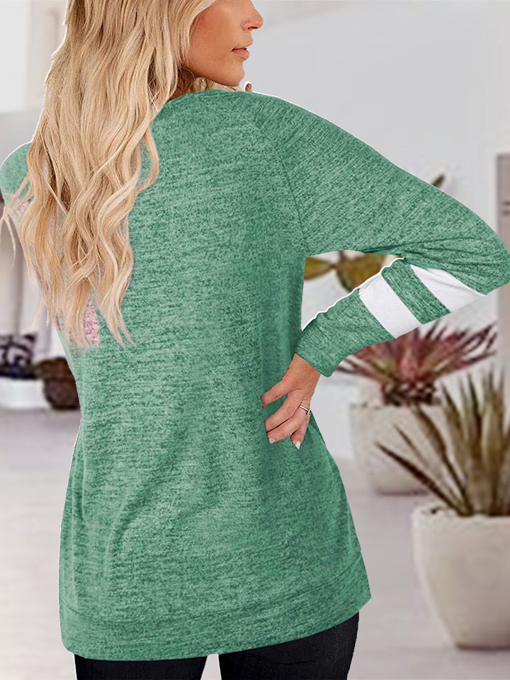 V-Neck Raglan Sleeve T-Shirt - AllIn Computer