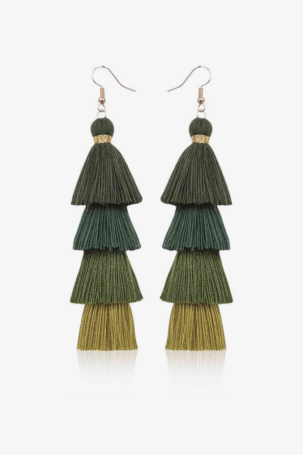 Layered Tassel Earrings - AllIn Computer