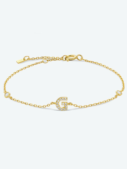 G To K Zircon 925 Sterling Silver Bracelet - AllIn Computer