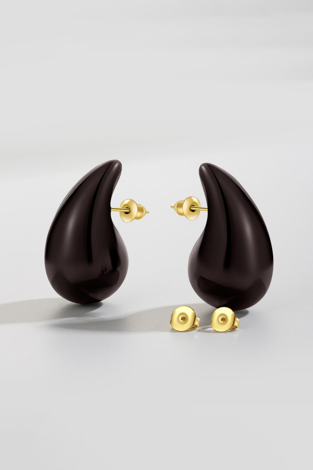 Large Size Water Drop Brass Earrings - AllIn Computer